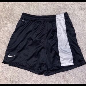 black dri fit shorts